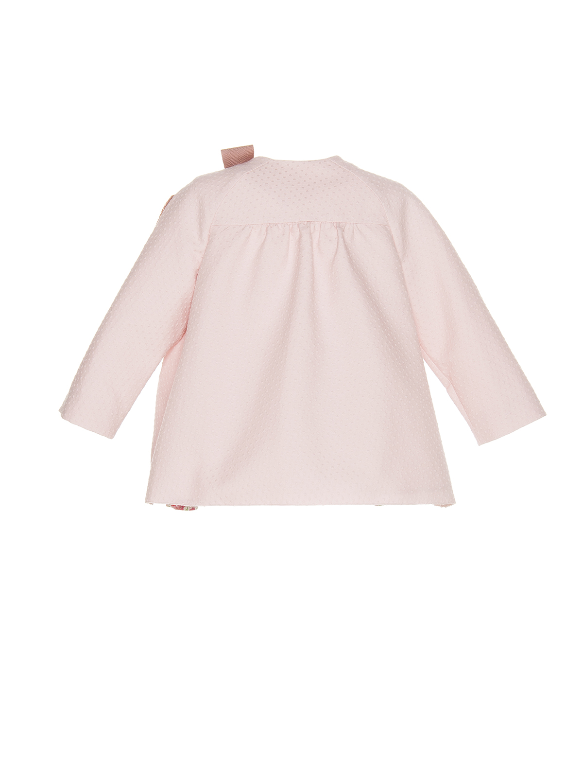 Chaqueta pique rosa Girl Coats and Jackets | NANOS