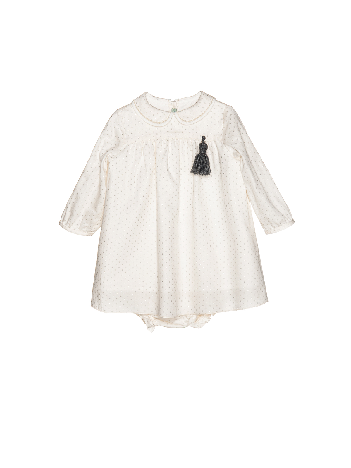 Mini batista crudo Baby Dresses | NANOS