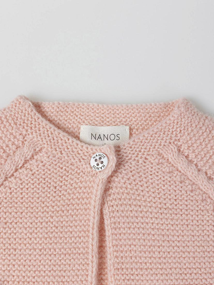 NANOS / NEWBORN / Giacche, Maglioni e Felpe / Chaqueta corta de punto calados rosa palo / 50040725743606 (1)