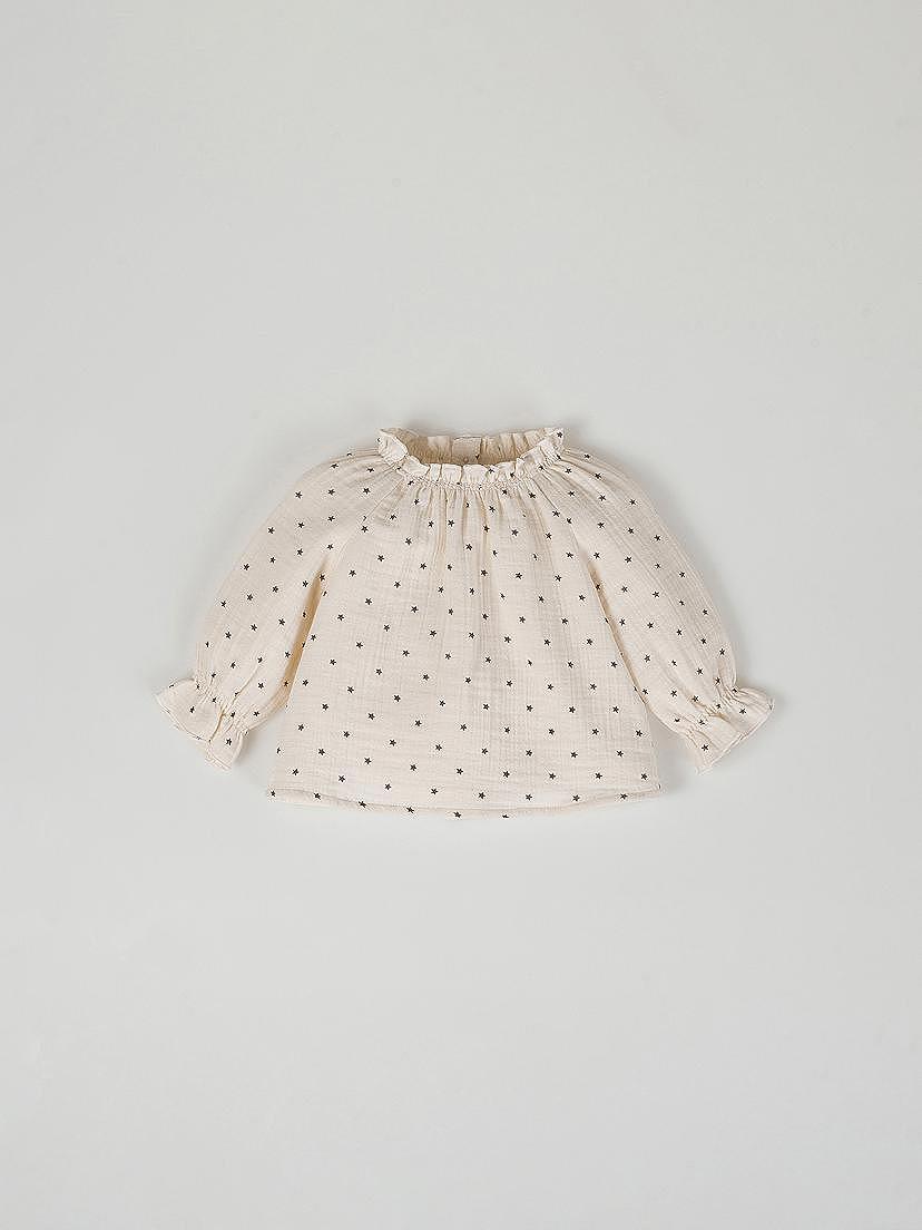 Blusa estrellas marfil