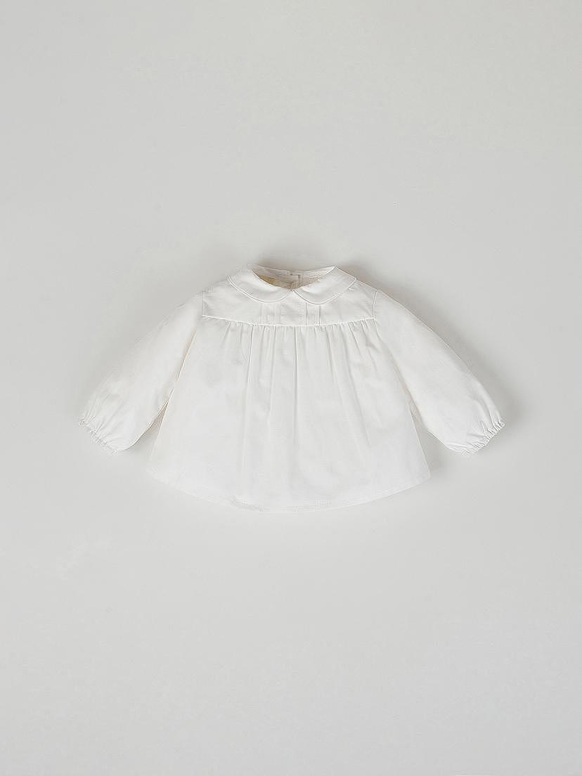 NANOS / NEWBORN / Camicie e Magliette / Blusa cuello bobo blanco / 50051125773101