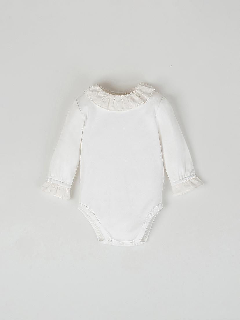 NANOS / NEWBORN / Completi e Pagliaccetti / Body volante manga larga blanco / 50320125758101