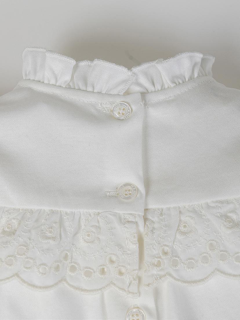 NANOS / NEONATA / Camicie e Magliette / Blusa volantes puntilla blanco / 54250125828101 (2)