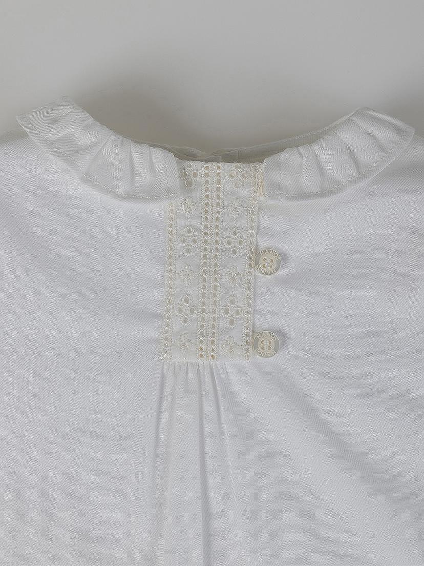 NANOS / NEONATA / Camicie e Magliette / Blusa cuello volante blanco / 54250126015100 (1)