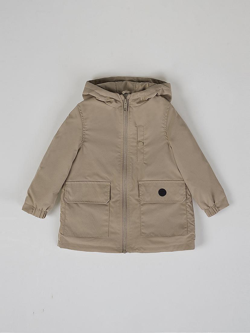 Parka tres bolsillos caramelo