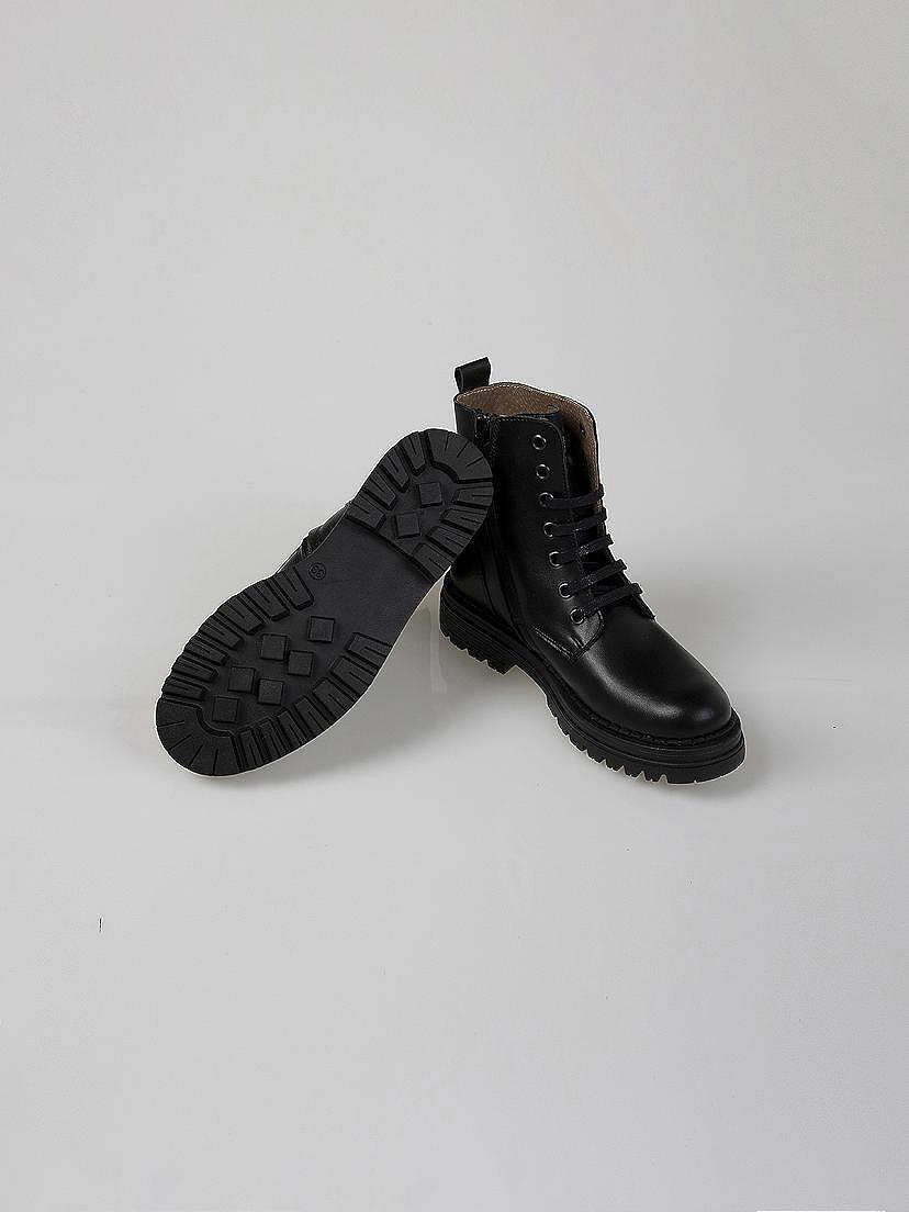 NANOS / LOOKBOOK / Scarpe / Bota cordones piel negro / 55120726013900 (7)