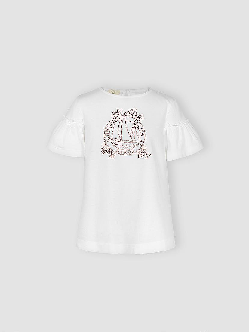 Camiseta sailing brillos blanco