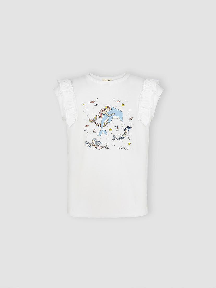 Camiseta delfín blanco