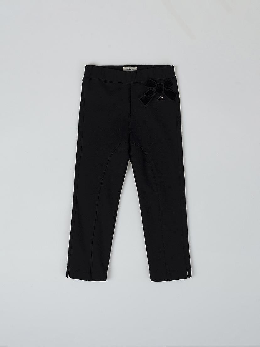 Pantalón lazo negro