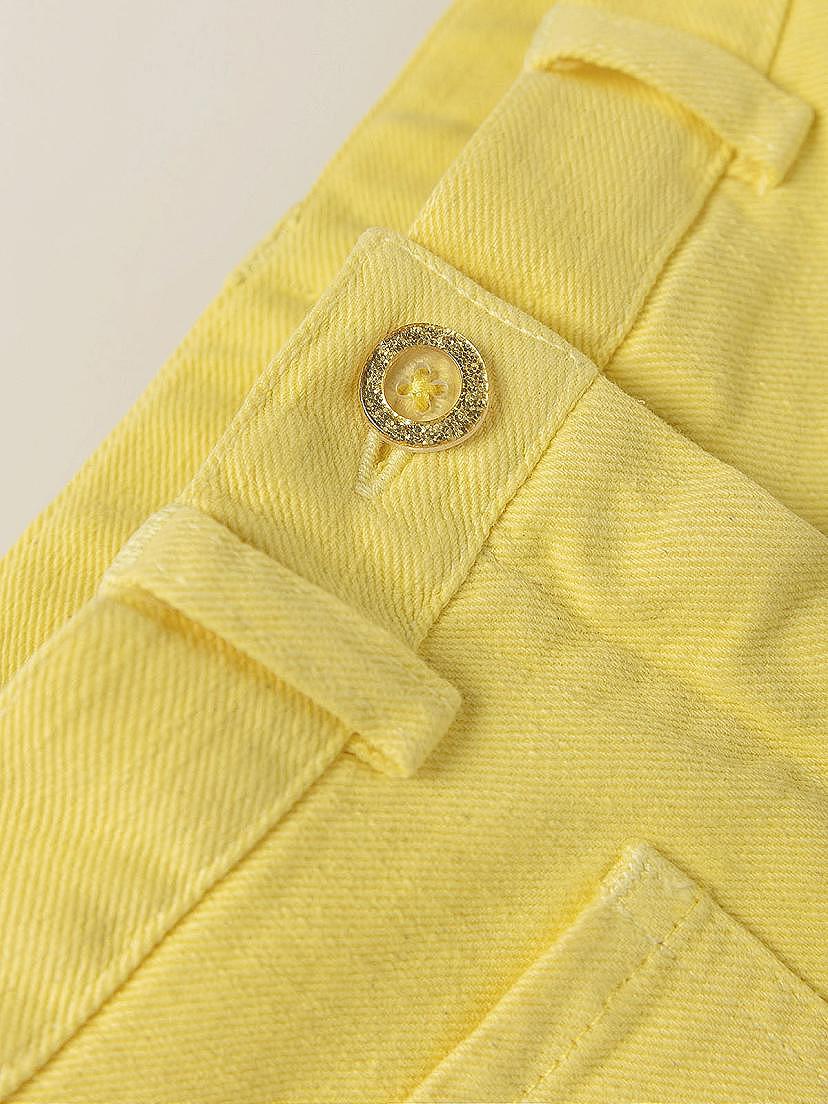 NANOS / BAMBINA / Pantaloni / Short bolsillos delanteros amarillo / 56070125087200 (1)