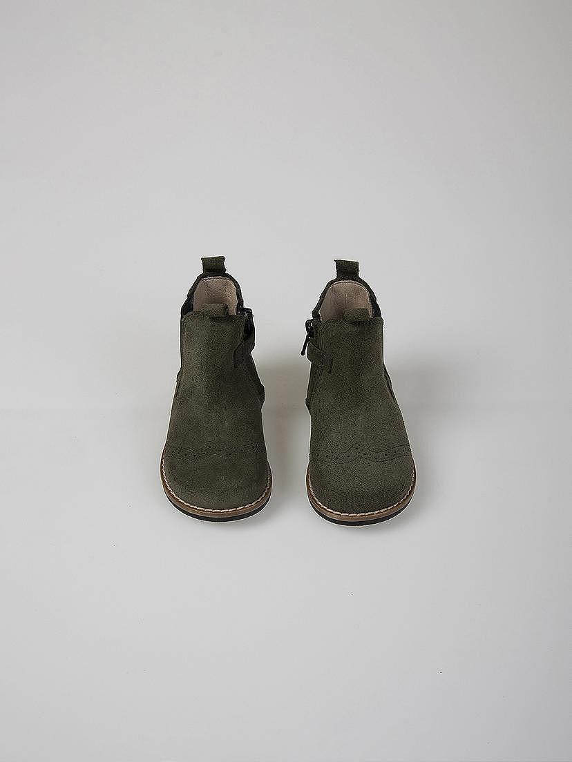 NANOS / NEONATA / Scarpe / Bota chelsea detalle puntera verde khaki / 57120725982806 (2)