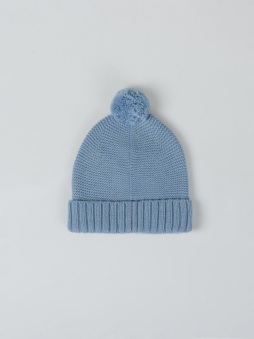 NANOS / LOOKBOOK / Accessori / Gorro pompón azul / 58180125928705