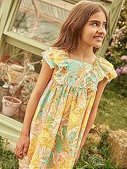 NANOS / BAMBINA / Vestiti / Vestido floral naranja / 56240125115399 (4)