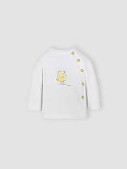 NANOS / NEWBORN / Vestiti / Sudadera botones pajarito blanco / 50030125216100