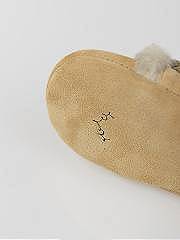 NANOS / NEWBORN / Scarpe / Badana ante cordones detalle borrego beige / 50121825990102 (8)