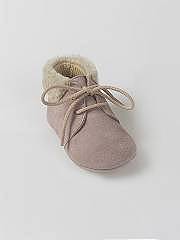 NANOS / NEWBORN / Scarpe / Badana ante cordones detalle borrego rosa palo / 50121825993606 (2)