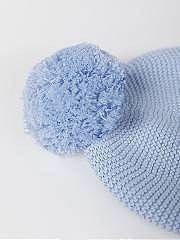 NANOS / NEWBORN / Accessori / Gorro punto pompon azul / 50180125756716 (3)