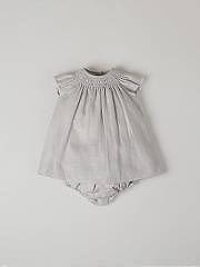 NANOS / NEWBORN / Vestiti / Mini con braguita gris frunce / 50240325195111