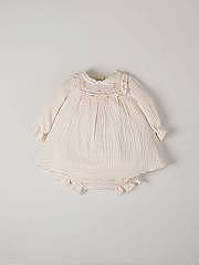 NANOS / NEWBORN / Vestiti / Mini con braguita blanco flores cuello / 50240325204101