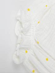 NANOS / NEWBORN / Pantaloni / Ranita blanca topitos amarillos / 50310125283100 (3)