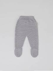 NANOS / NEWBORN / Pantaloni / Polaina punto ochos laterales gris vigoré / 50330125771113