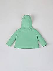 NANOS / NEONATO / Giacche, Maglioni e Felpe / Sudadera capucha estampado texto verde manzana / 53030225157804 (2)