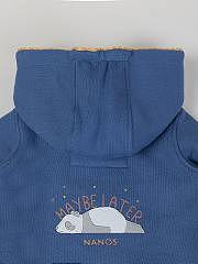 NANOS / NEONATO / Giacche, Maglioni e Felpe / Sudadera capucha maybe later azul / 53030225852706 (5)