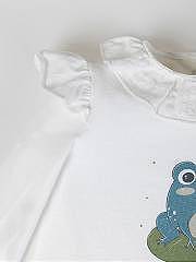 NANOS / NEONATA / Camicie e Magliette / Camiseta estampado frog blanco puro / 54010225819100 (4)