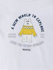 NANOS / LOOKBOOK / Camicie e Magliette / Camiseta a new world to explore blanco / 55010225923100 (4)