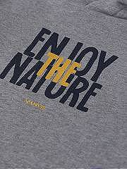 NANOS / LOOKBOOK / Giacche, Maglioni e Felpe / Sudadera capucha Enjoy the Nature gris / 55030225867111 (3)