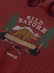 NANOS / LOOKBOOK / Giacche, Maglioni e Felpe / Sudadera capucha Wild Nature rojo / 55030225897514 (3)