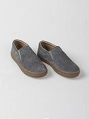 NANOS / BOY / Zapatilla ante slip on gris topo / 55120626011412