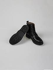 NANOS / LOOKBOOK / Scarpe / Bota cordones piel negro / 55120726013900 (9)