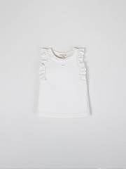 NANOS / GIRL / Camiseta tirantes puntillas blanco / 56010125104101