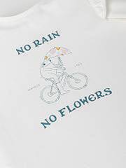 NANOS / BAMBINA / Camicie e Magliette / Camiseta blanca no rain no flowers / 56010225998100 (3)