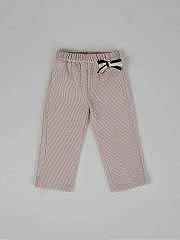 NANOS / BAMBINA / Pantaloni / Pantalón pana ancha lazo bicolor beige / 56060225801103