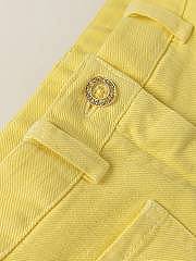 NANOS / BAMBINA / Pantaloni / Short bolsillos delanteros amarillo / 56070125087200 (3)