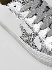 NANOS / BAMBINA / Scarpe / Zapatilla estrella glitter blanco / 56120625994100 (8)