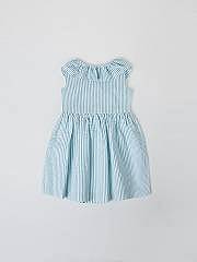 NANOS / BAMBINA / Vestiti / Vestido volantes azul turquesa / 56240125022704 (2)