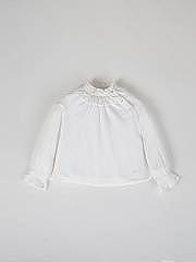 NANOS / GIRL / Blusa apertura mangas blanco puro / 56250125842100