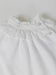 NANOS / BAMBINA / Camicie e Magliette / Blusa apertura mangas blanco puro / 56250125842100 (5)